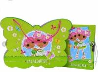 Блокнот с замком "Lalaloopsy", твердая обложка, в подарочной упаковке