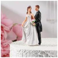 Свадебная фигурка на торт 12 см (2шт)