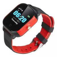 Детские умные часы Smart Baby Watch GW700S / FA23, черный/красный