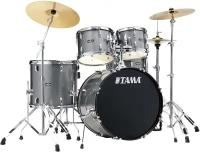 Tama ST52H6C-CSS Stagestar ударная установка из 5-ти барабанов со стойками и тарелками, цвет искрящийся космический серый