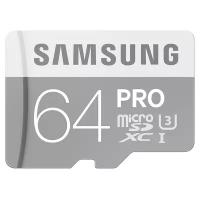 Карта памяти Samsung microSDXC PRO UHS-I U3 90MB/s + SD adapter