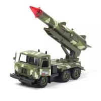 Ракетная установка ТЕХНОПАРК ГАЗ 66 Вооруженные силы (CT-1299-R-3) 1:43