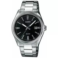 Наручные часы CASIO MTP-1302D-1A1, черный, серебряный
