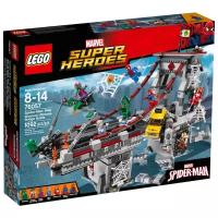 Конструктор LEGO Marvel Super Heroes 76057 Дуэль воинов с сетями на мосту, 1092 дет