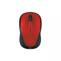 Беспроводная мышь Logitech M235, красный