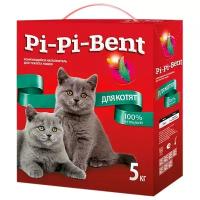 Комкующийся наполнитель Pi-Pi Bent для котят, 5 кг