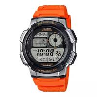 Наручные часы CASIO AE-1000W-4B, оранжевый, серый