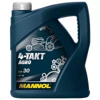 Моторное масло 4-х тактное Mannol 7203 Agro 4T 30 минеральное 4 л