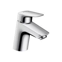 Смеситель для раковины hansgrohe Logis 70 со сливным клапаном Push-Open 71077000, хром