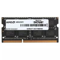 Оперативная память AMD 8 ГБ DDR3 1600 МГц SODIMM CL11 AE38G1601S2-UO