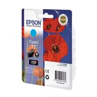 Картридж Epson C13T17024A10, 150 стр, голубой