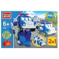 Конструктор город мастеров Robocar POLI BB-6766-R, 90 дет