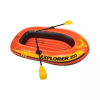 Лодка надувная Intex Explorer 300 с веслами и насосом 211х117х41см 58332NP