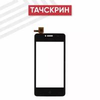 Сенсорное стекло (тачскрин) для мобильного телефона (смартфона) ZTE Blade A5 Pro, 4", черное