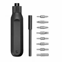 Набор бит и насадок Xiaomi Mijia Ratchet Screwdriver 16 in 1, 18 предм, черный