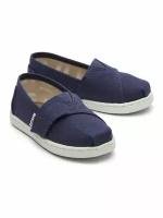 Детские слипоны TOMS Alpargata 10010531 синий 28,5 EU