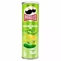 Картофельные чипсы Pringles Cucumber Sea Salt со вкусом огурца с морской солью (Китай), 115 г