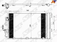 Радиатор Кондиционера Opel Astra 04-13 / Zafira 05-14 / Astra Family 11-14 / Astra Gtc 04-15 Sat арт. ST-OP006-394-0