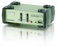 ATEN Переключатель электронный ATEN 2-Port PS/2-USB VGA/Audio KVMP™ Switch with OSD