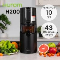 Соковыжималка Hurom H-200, 4+ поколение, чёрный