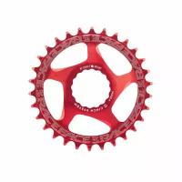 Звезда передняя RaceFace Cinch, Narrow Wide, 34T, Direct Mount, красная