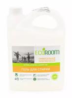 Гель для стирки универсальный EcoRoom / ЭкоРум Гипоаллергенный жидкий, для всех типов тканей, в бутылке 2.75л / средство для белья