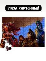 Пазл картонный 39,5х28 см игры world of warcraft dragonflight - 18149