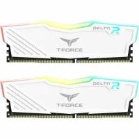 Оперативная память TEAM GROUP DDR4 16Gb (2x8Gb) 3200MHz pc-25600 DELTA R WHITE CL16 (TF4D432G3200HC16FDC01)