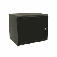 WRline WR-TW-1245-SR-RAL9004 Шкаф настенный 19-дюймовый (19"), 12U, 650x600х450мм, RAL 9004