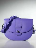 Сумка седло Angelo Maggiore Mia2.0 Mia2.0/purple, фактура матовая, гладкая, фиолетовый
