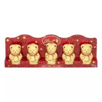 LIndt Teddy gold мини мишки из молочного шоколада, 5х10 гр (из Финляндии)