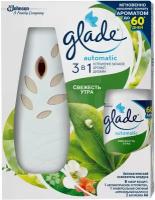 Освежитель воздуха Glade Automatic Свежесть утра и сменный блок