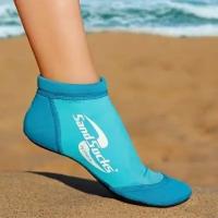 (L) Vincere SPRITES SAND SOCKS MARINE BLUE Носки для пляжного волейбола Голубой/Белый