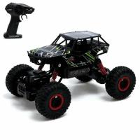 Джип радиоуправляемый Monster, 1:16, 4WD, работает от аккумулятора, цвета микс, уценка