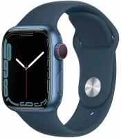 Apple Watch Series 7 GPS+LTE 41mm Aluminum Case with Abyss Blue Sport Band