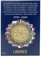 Планшет для монет 2 евро, 10 лет Экономическому Союзу 1999-2009 гг. Производство Lindner